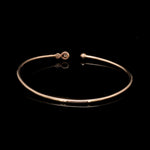 Load image into Gallery viewer, Single Diamonds 14K Rose Gold Bracelet for Women JL AUB 103

