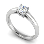 Load image into Gallery viewer, 1.50-Carat Lab Grown Solitaire Platinum Ring JL PT RS RD LG G 179-C
