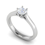 Load image into Gallery viewer, 2-Carat Lab Grown Solitaire Platinum Ring JL PT RS RD LG 167-D
