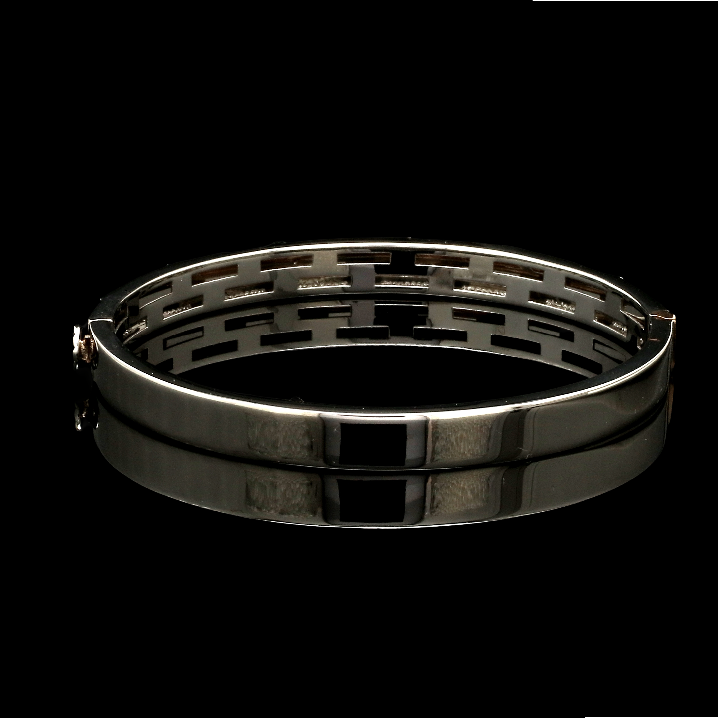 Men of Platinum| 7mm Platinum & Rose Gold Bracelet for Men JL PTB 1209   Jewelove.US