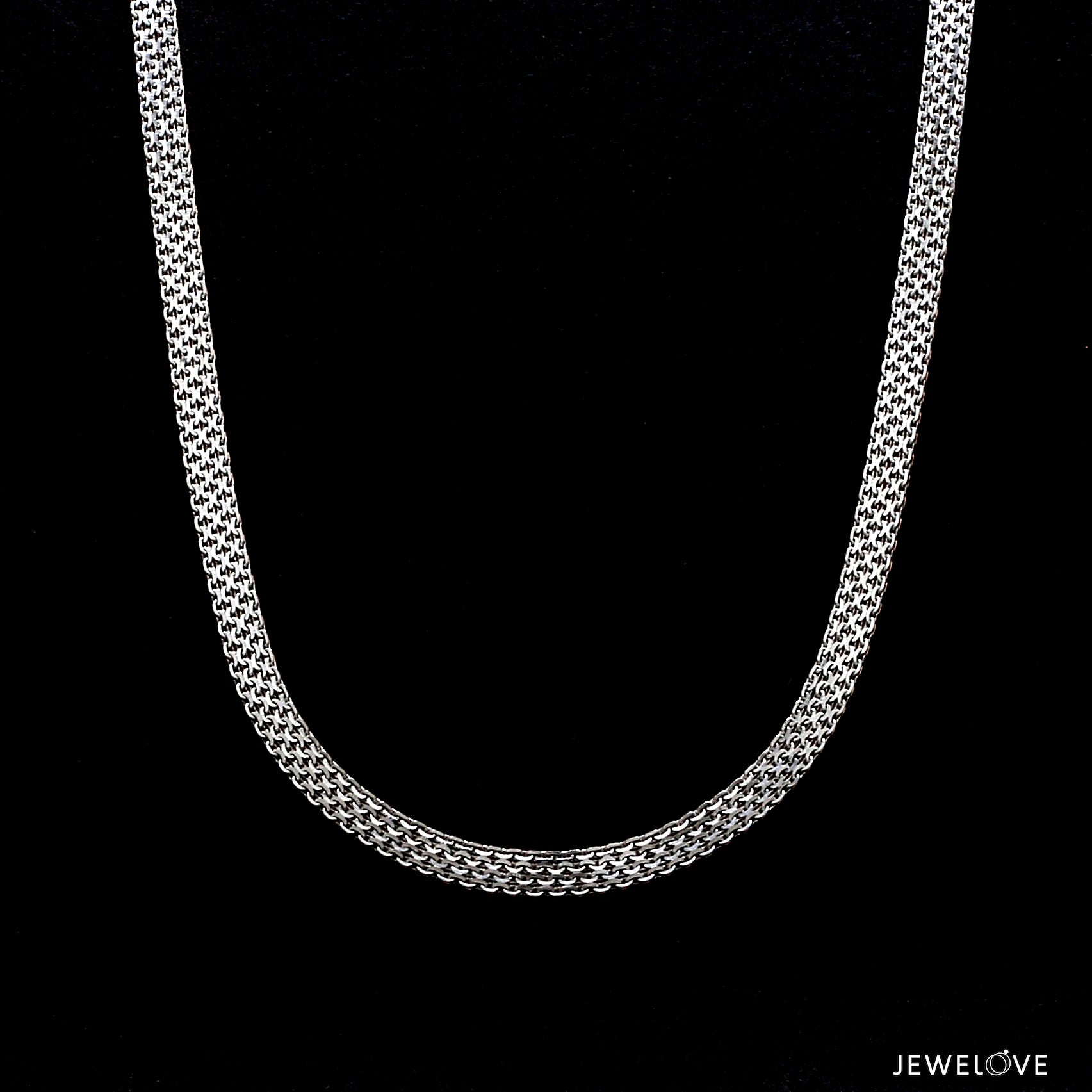 4.5mm Double-Sided Platinum & Rose Gold Unisex Chain JL PT CH 1151-A
