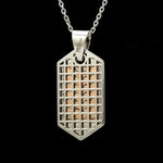 Load image into Gallery viewer, Men of Platinum | Striking Dual Tone Platinum &amp; Rose Gold Pendant for Men JL PT P 190   Jewelove.US
