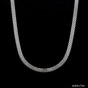 4.5mm Double-Sided Platinum & Rose Gold Unisex Chain JL PT CH 1151-A