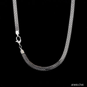 4.5mm Double-Sided Platinum & Rose Gold Unisex Chain JL PT CH 1151-A