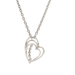 Load image into Gallery viewer, 5 Diamond Platinum Heart Pendant with Diamonds JL PT P 8097   Jewelove.US
