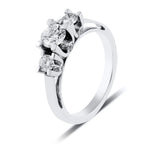 Load image into Gallery viewer, 50 Pointer - 3 Diamond Mystery Platinum Solitaire Ring JL PT 561   Jewelove.US
