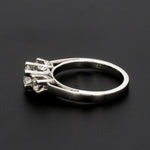 Load image into Gallery viewer, 50 Pointer - 3 Diamond Mystery Platinum Solitaire Ring JL PT 561   Jewelove.US
