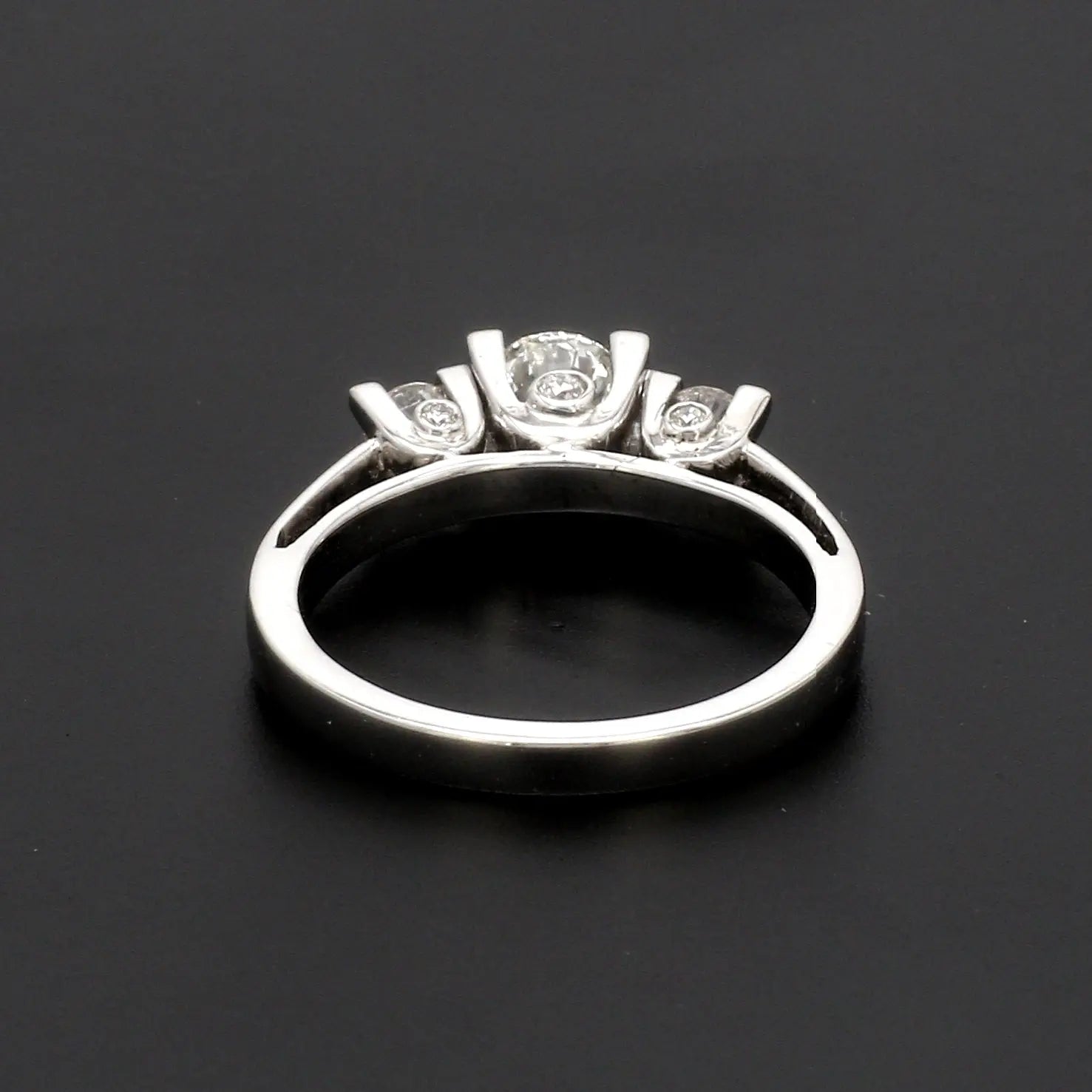 50 Pointer - 3 Diamond Mystery Platinum Solitaire Ring JL PT 561   Jewelove.US