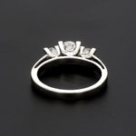 Load image into Gallery viewer, 50 Pointer - 3 Diamond Mystery Platinum Solitaire Ring JL PT 561   Jewelove.US
