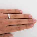 Load image into Gallery viewer, 50 Pointer Men&#39;s Platinum Ring with Embedded Solitaire JL PT 559   Jewelove
