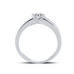Load image into Gallery viewer, 50 Pointer Men&#39;s Platinum Ring with Embedded Solitaire JL PT 559   Jewelove
