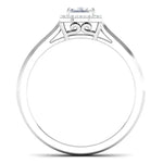 Load image into Gallery viewer, 50 Pointer Platinum Halo Princess Cut Diamond Solitaire Engagement Ring JL PT 6997   Jewelove.US
