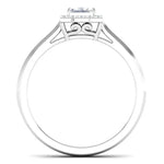 Load image into Gallery viewer, 50 Pointer Platinum Halo Princess Cut Diamond Solitaire Engagement Ring JL PT 6997   Jewelove.US
