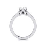 Load image into Gallery viewer, 50-Pointer Solitaire Diamond Shank Platinum Ring JL PT G 109-A   Jewelove.US
