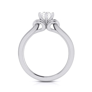 50-Pointer Solitaire Platinum Ring for Women JL PT G 114-A   Jewelove.US