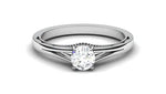 Load image into Gallery viewer, 50 Pointer Split Shank Platinum Solitaire Engagement Ring for Women JL PT 546   Jewelove.US
