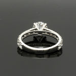 Load image into Gallery viewer, 50-Pointer Solitaire Diamond Shank Platinum Ring JL PT 1350   Jewelove.US
