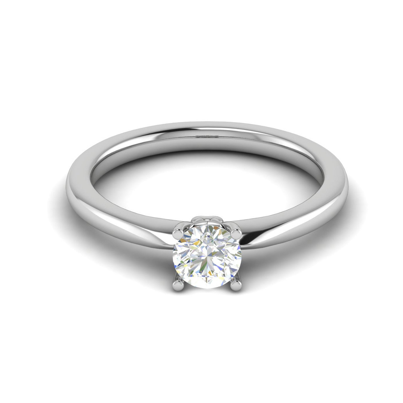 0.30 cts Solitaire Platinum Ring JL PT RS RD 169   Jewelove.US