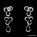 Load image into Gallery viewer, Platinum Evara Diamond Earrings Set JL PT E 340   Jewelove.US
