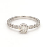 Load image into Gallery viewer, 50-Pointer Astrological Skin Touch Platinum Diamond Solitaire Ring JL PT 1222-A
