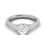 Load image into Gallery viewer, 0.30 cts Solitaire Platinum Ring for Women JL PT RS PR 115   Jewelove
