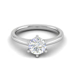 Load image into Gallery viewer, 1-Carat Lab Grown Solitaire Platinum Ring for Women JL PT RS PR LG 133-B
