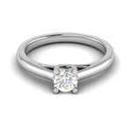 Load image into Gallery viewer, 1-Carat Lab Grown Solitaire Platinum Ring JL PT RS RD LG 184-C
