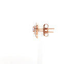 Load image into Gallery viewer, 18K Rose Gold Heart Earrings with Pink &amp; White Diamond JL AU PD 102   Jewelove.US
