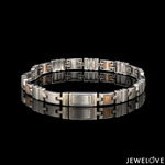 Load image into Gallery viewer, Men of Platinum | Platinum 18K Rose Gold Bracelet for Men JL PTB 1370
