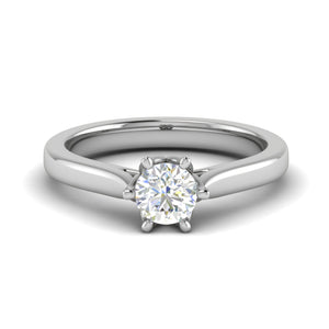 50-Pointer Lab Grown Solitaire Platinum Ring JL PT RS RD LG G 167