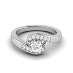 Load image into Gallery viewer, 1-Carat Lab Grown Solitaire Diamond Platinum Engagement Ring JL PT RP RD LG-139

