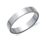 Load image into Gallery viewer, 5mm Wide Flat Platinum Wedding Band JL PT 924   Jewelove.US
