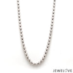 Load image into Gallery viewer, 4.25mm  Diamond Cut Balls Japanese Platinum Chain for Men JL PT CH 1242-A   Jewelove
