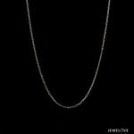 Load image into Gallery viewer, Platinum Rose Gold Figaro Tow-tone Chain for Women JL PT CH 1442
