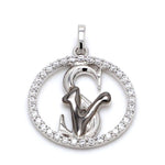 Load image into Gallery viewer, Diamond Round  Pendant JL PTP SV
