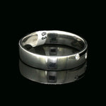 Load image into Gallery viewer, Platinum Love Bands Diamond Couple Rings with Black Enamel JL PT 1421
