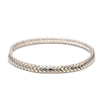 Load image into Gallery viewer, Men of Platinum | 5mm Platinum Snake Bracelet for Men JL PTB 1348
