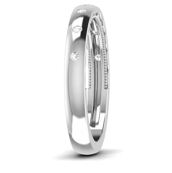 7 Diamond Platinum Wedding Ring JL PT 6775   Jewelove.US