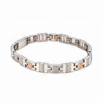 Load image into Gallery viewer, Men of Platinum | Platinum 18K Rose Gold Bracelet for Men JL PTB 1370
