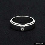 Load image into Gallery viewer, Emerald Cut Diamond Platinum Hi-Polish Ring for Men JL PT 1239   Jewelove
