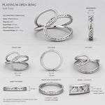 Load image into Gallery viewer, 2 Customised Platinum Rings
