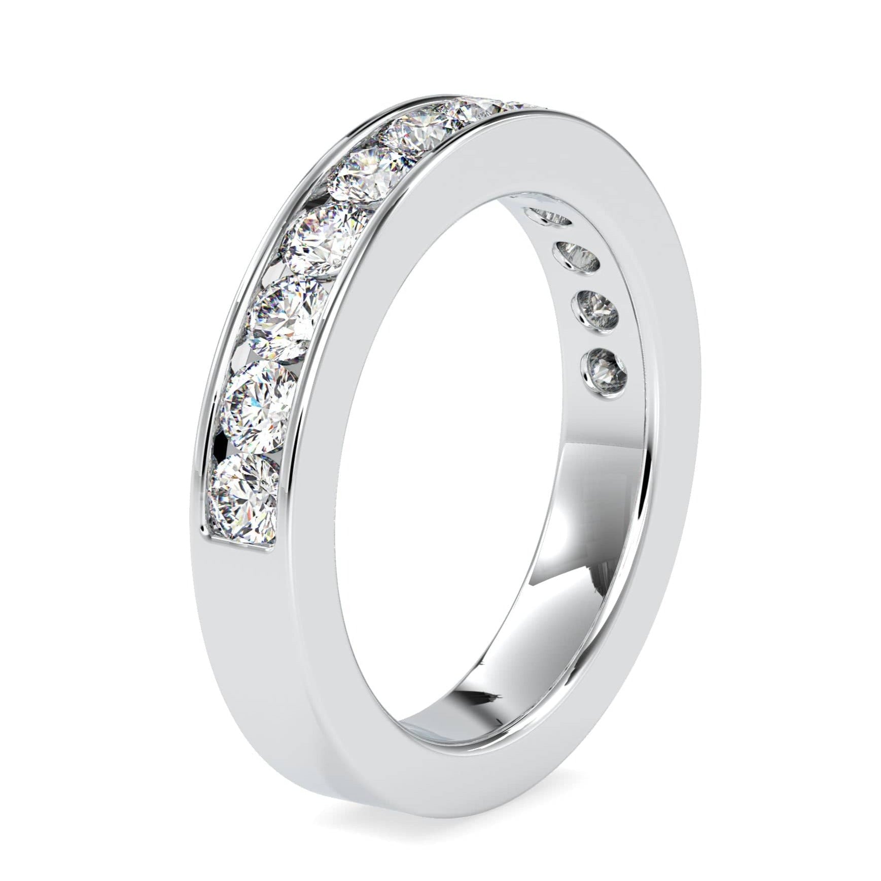 10-Pointer Platinum Diamond Engagement Ring for Women JL PT 0110
