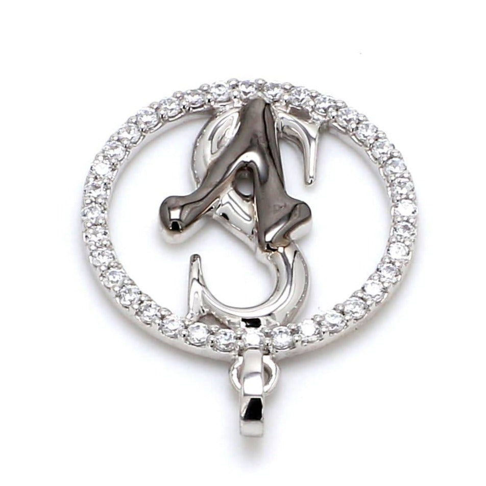 Diamond Round  Pendant JL PTP SV