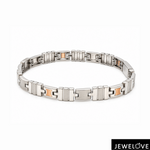 Load image into Gallery viewer, Men of Platinum | Platinum 18K Rose Gold Bracelet for Men JL PTB 1370
