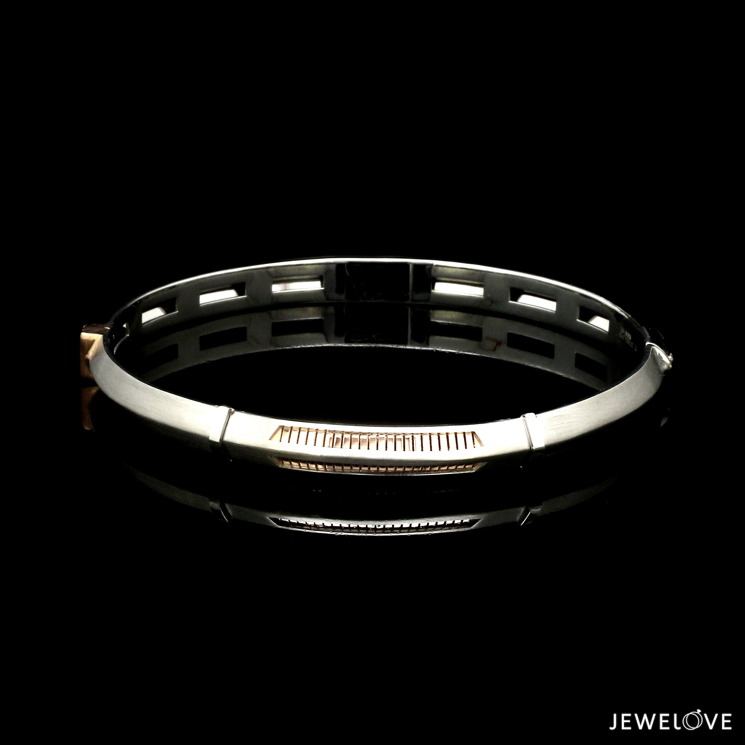 Men of Platinum | 6mm Rose Gold with Bracelet for Men JL PTB MSD 109