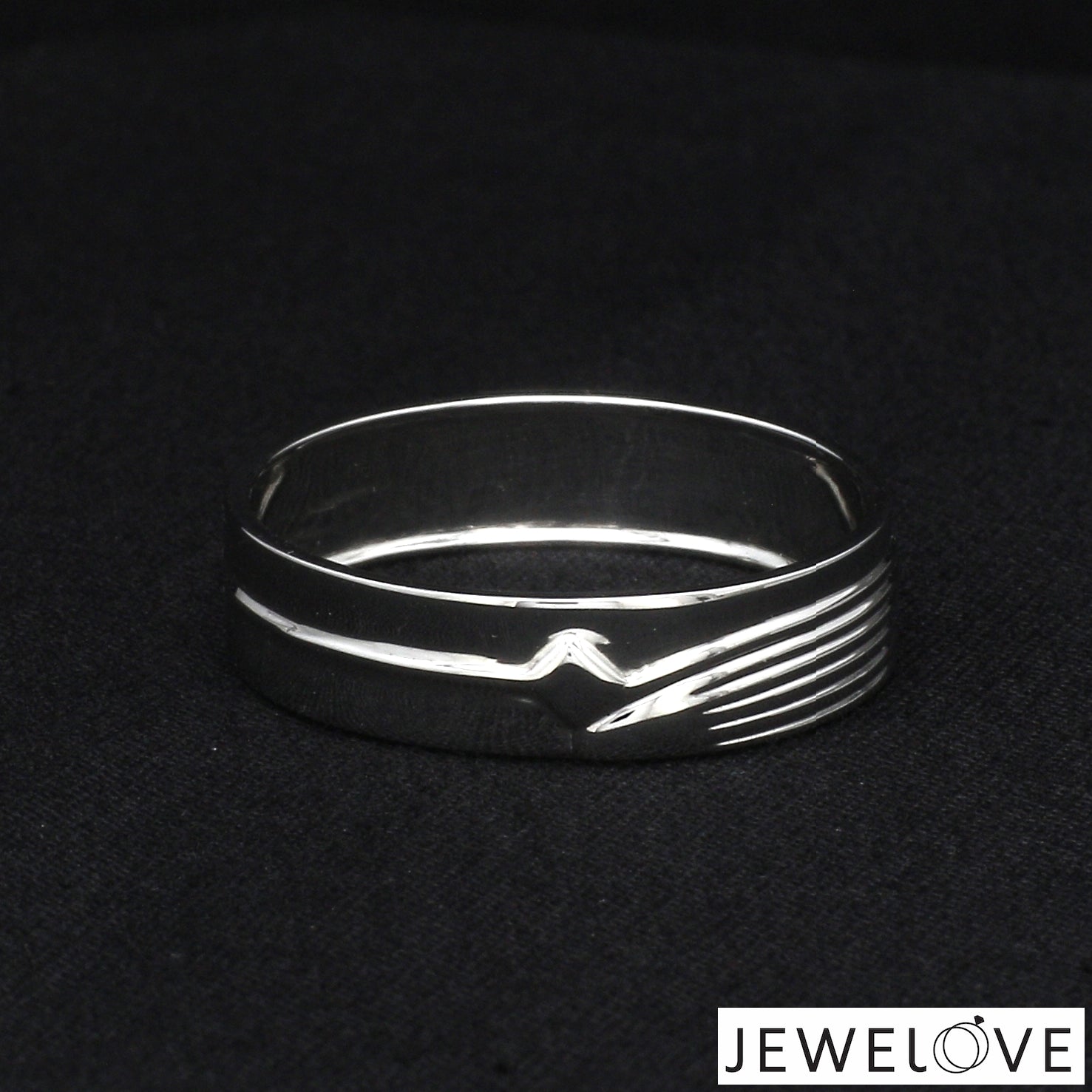 Platinum Plain Couple Bands JL PT CB 134-A   Jewelove