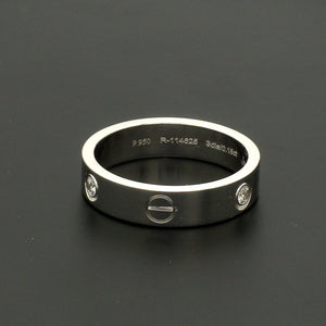 Single Diamond Platinum Couple Rings for JL PT 1167-A   Jewelove