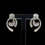 Load image into Gallery viewer, Platinum Ruby Earrings for Women JL PT E NL8636R   Jewelove.US
