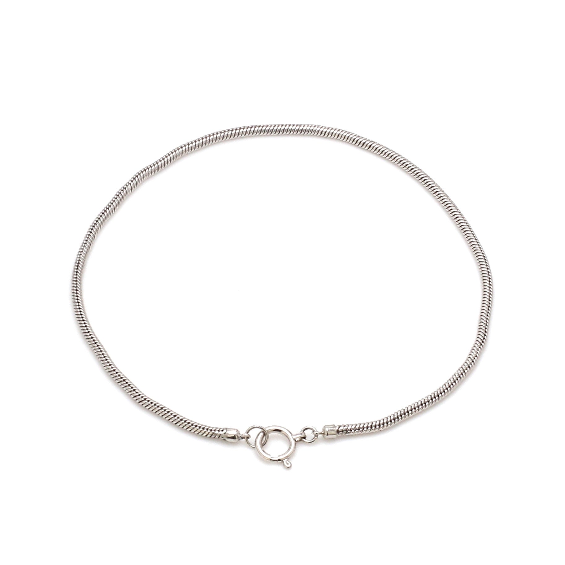 1.75mm Japanese Platinum Round Snake Bracelet JL PTB 1291