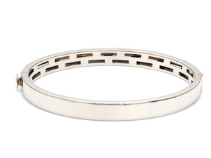 Men of Platinum| 7mm Platinum & Rose Gold Bracelet for Men JL PTB 1209   Jewelove.US